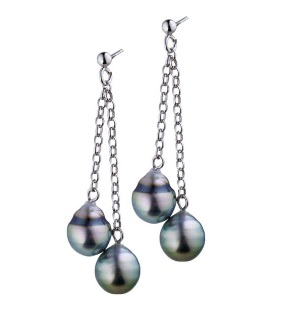 Féminité et élégance assurées avec nos boucles d'oreilles "Cascade" - fabriquées en France - certifiées et garanties - livraison sécurisée gratuite