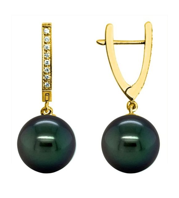 Bijou en perle de Tahiti aux reflets rares et lustre exceptionnel. Certificat d’authenticité et livraison sécurisée – Poemotu