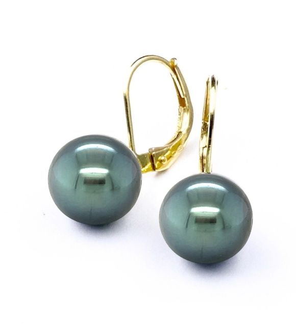 Bijou en perle de Tahiti aux reflets rares et lustre exceptionnel. Certificat d’authenticité et livraison sécurisée – Poemotu