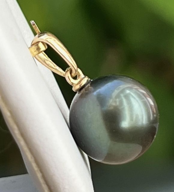 Bijou en véritable perle de Tahiti de Polynésie française, certifié et garanti. Pièce unique, livraison sécurisée – Poemotu