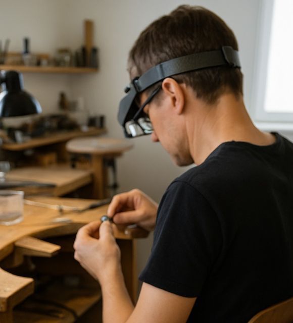 عمل مشغل دقيق، يُنفّذ بعناية، لإعادة الجمال والبريق لمجوهراتك... بين يدي متخصص معترف به في لؤلؤة الزراعة.